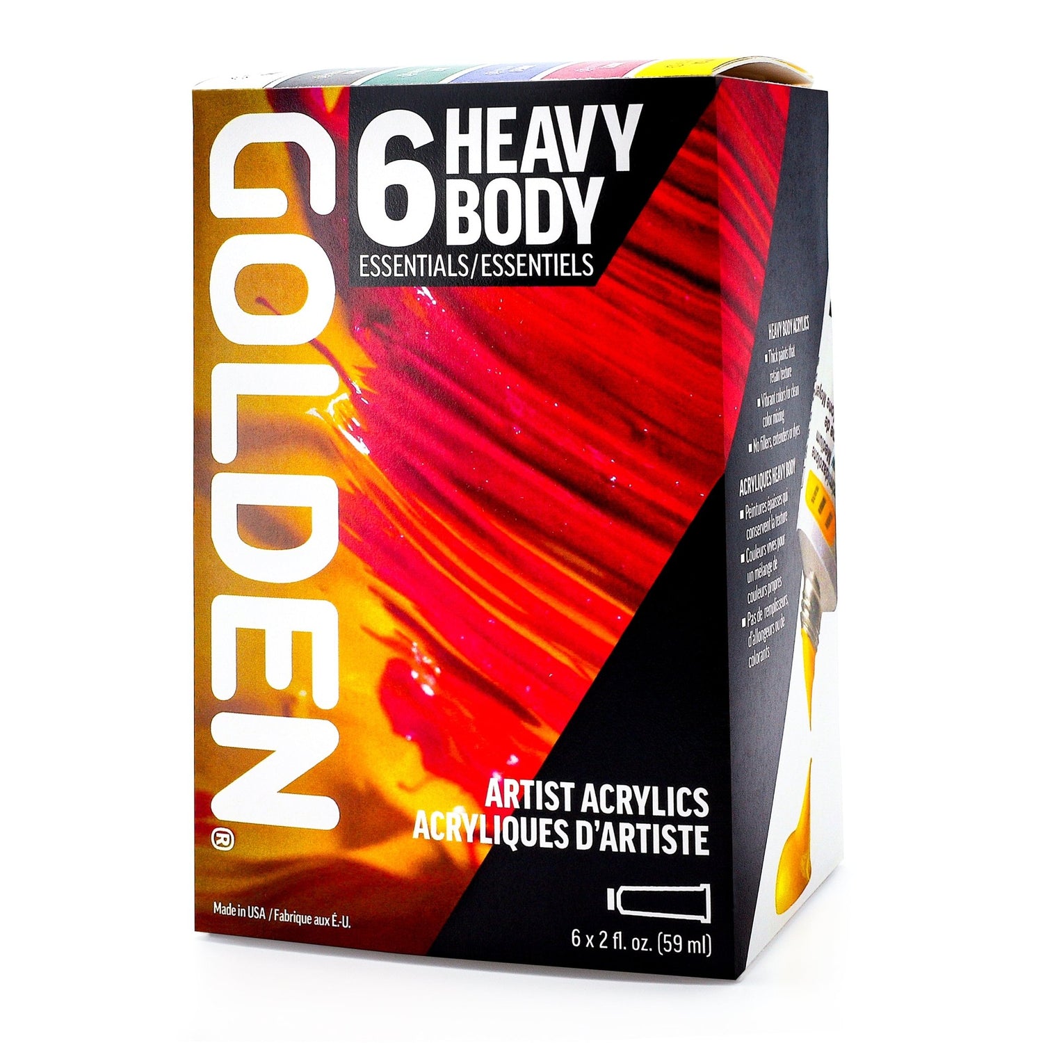 Golden Heavy Body Essentials Set 6 x 59ml - theartshop.com.au