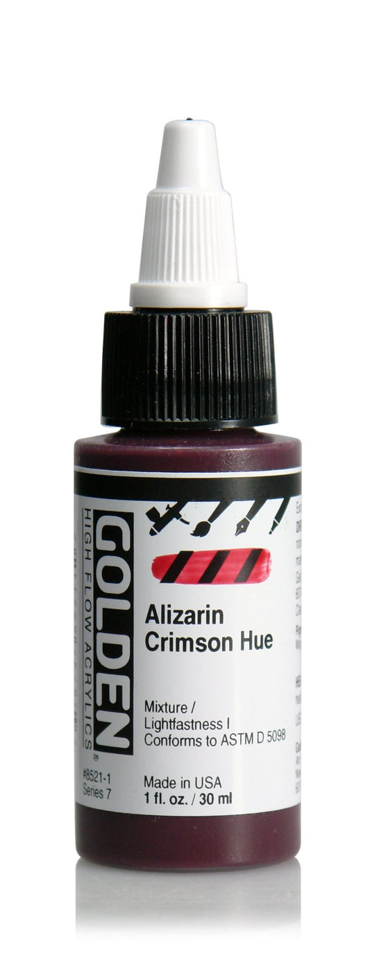 Golden Hi Flow Acrylic 30ml Alizarin Crimson - theartshop.com.au
