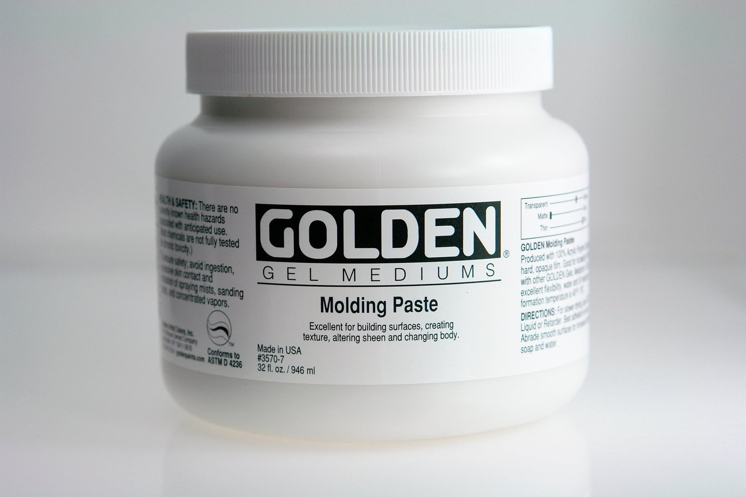 Golden Molding Paste 946ml - theartshop.com.au