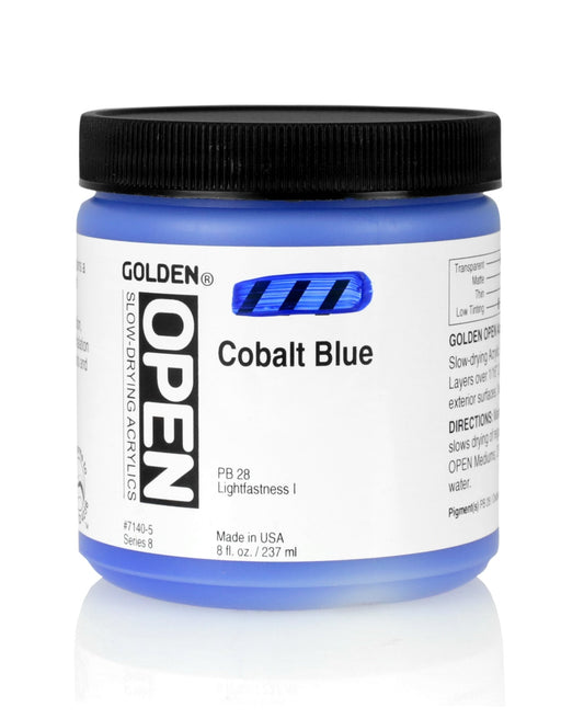 Golden Open Acrylics 237ml Cobalt Blue - theartshop.com.au