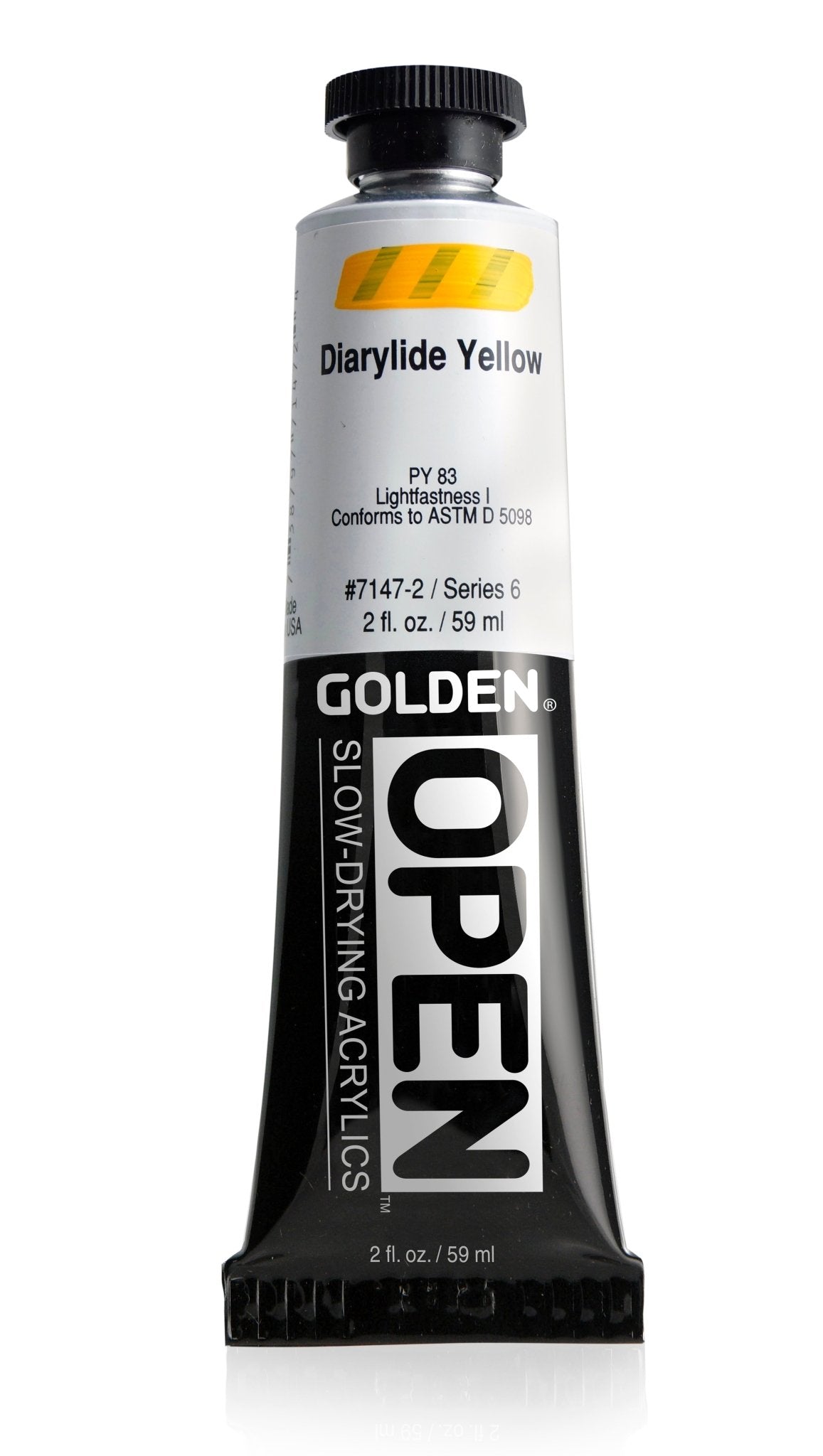 Golden Open Acrylics 59ml Diarylide Yellow - theartshop.com.au