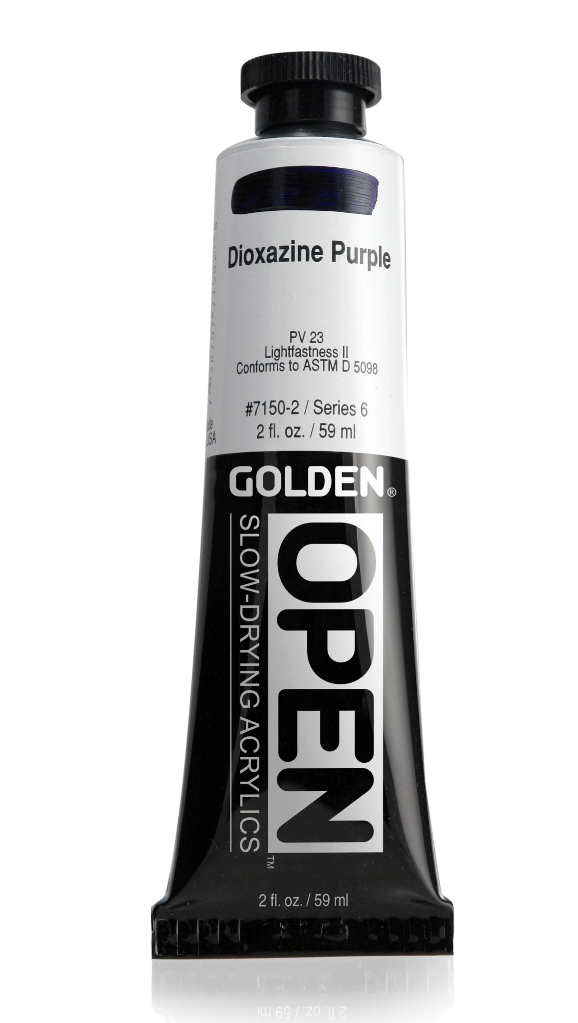 Golden Open Acrylics 59ml Dioxazine Purple - theartshop.com.au