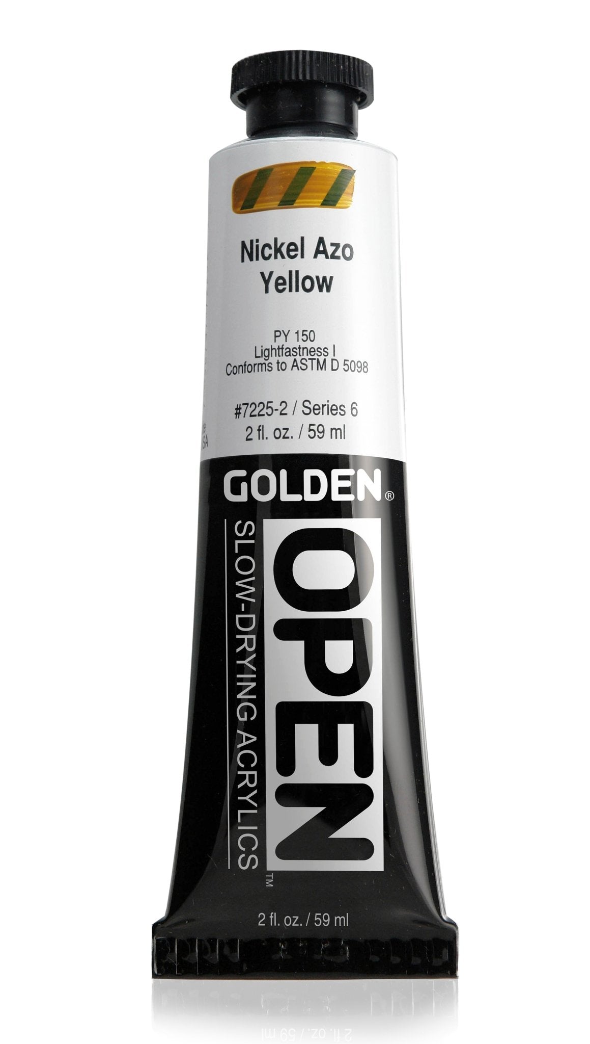 Golden Open Acrylics 59ml Nickel Azo Yellow - theartshop.com.au