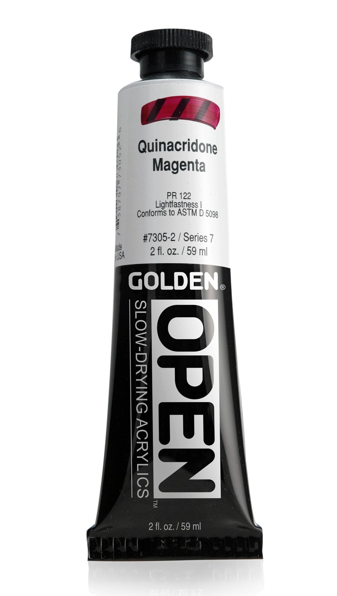 Golden Open Acrylics 59ml Quinacridone Magenta - theartshop.com.au