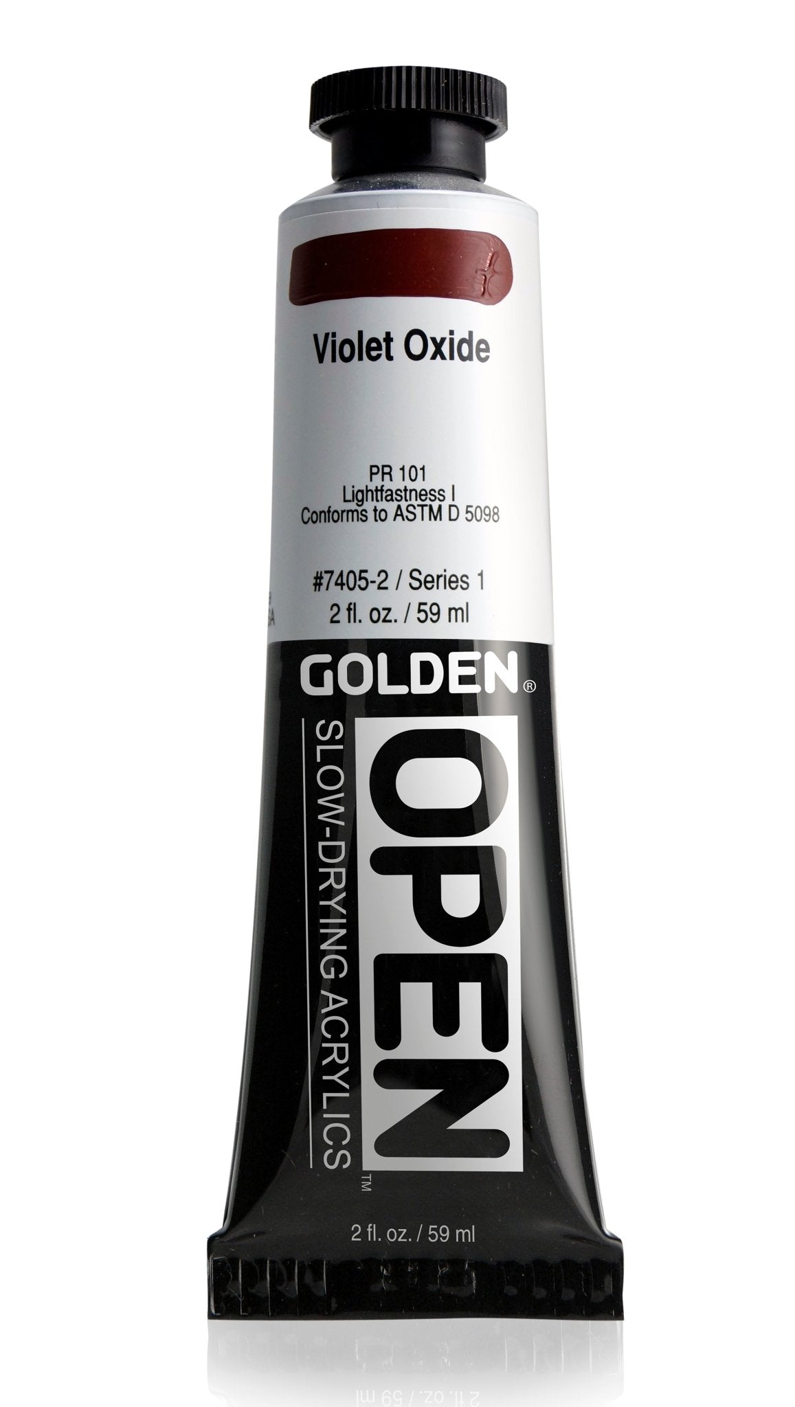Golden Open Acrylics 59ml Violet Oxide - theartshop.com.au