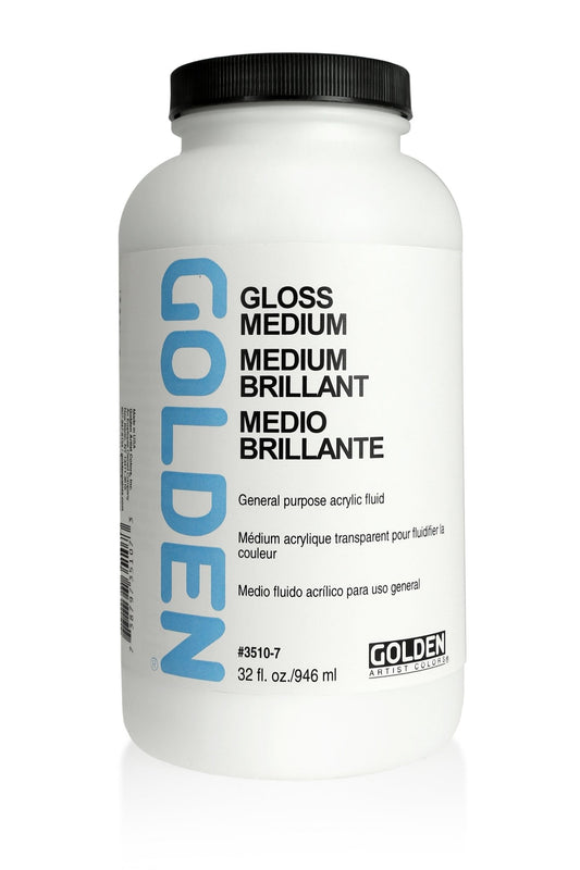 Golden Polymer Medium Gloss 946ml - theartshop.com.au