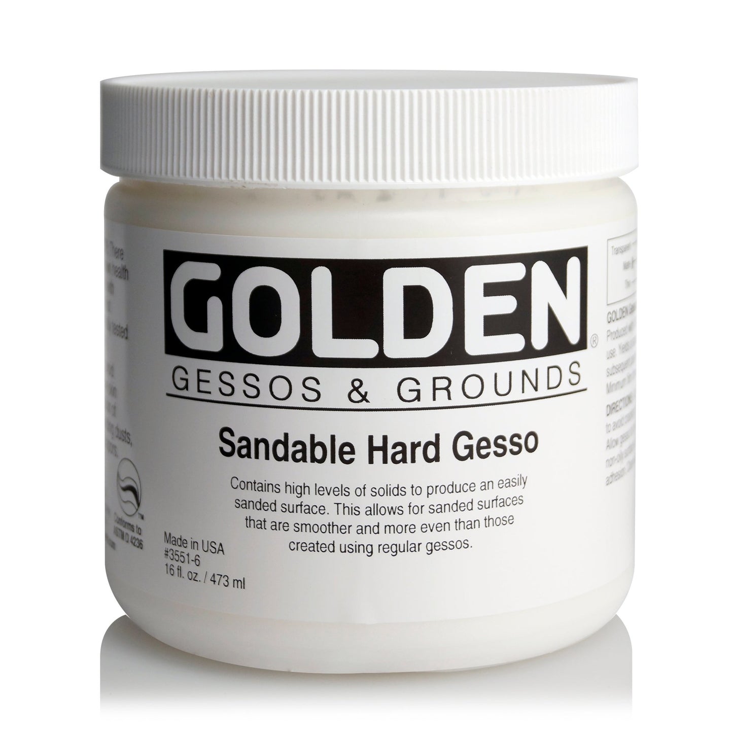 Golden Sandable Hard Gesso 473ml - theartshop.com.au