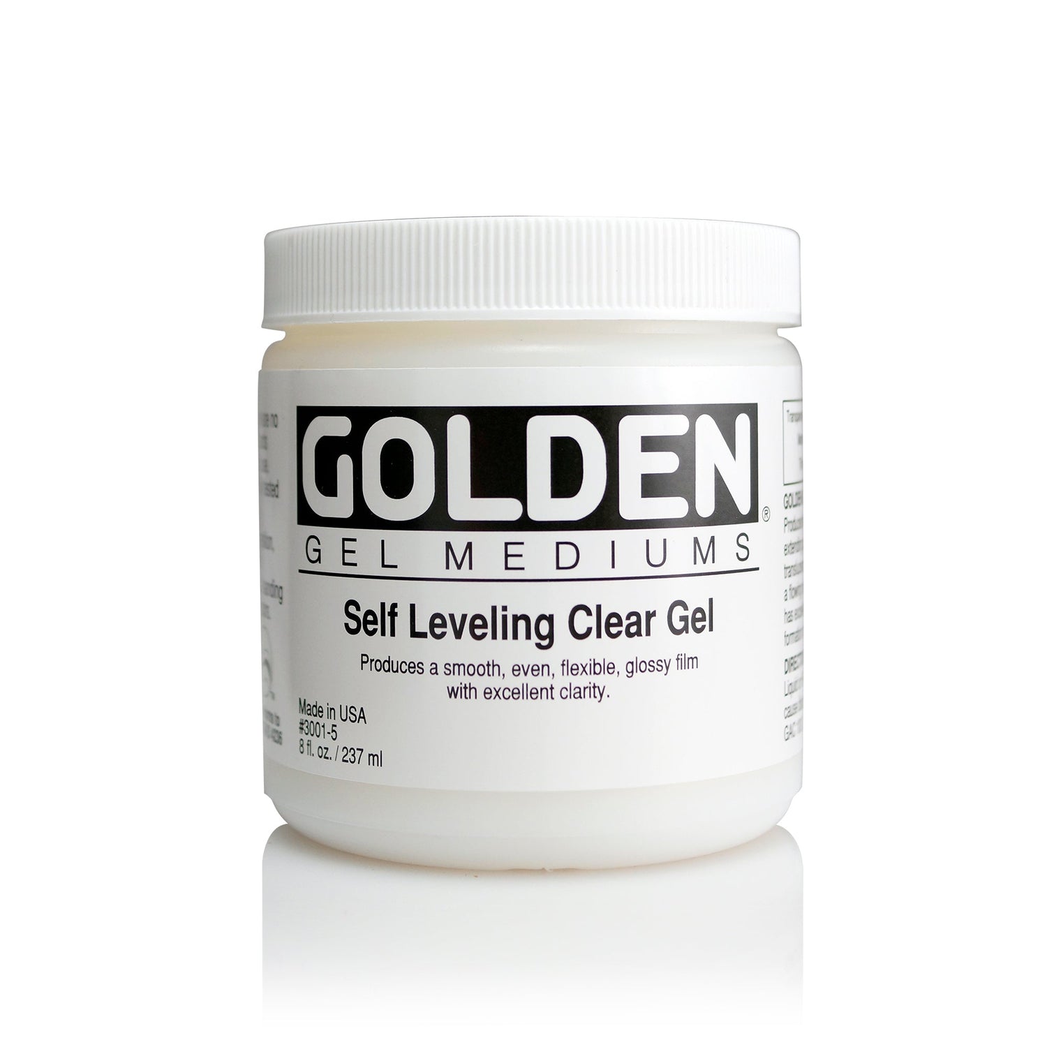 Golden Self Leveling Clear Gel 237ml Tub - theartshop.com.au