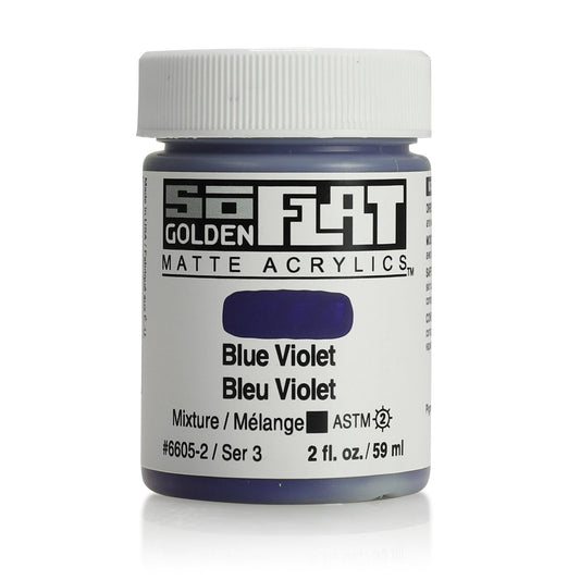 Golden SoFlat 59ml Blue Violet - theartshop.com.au