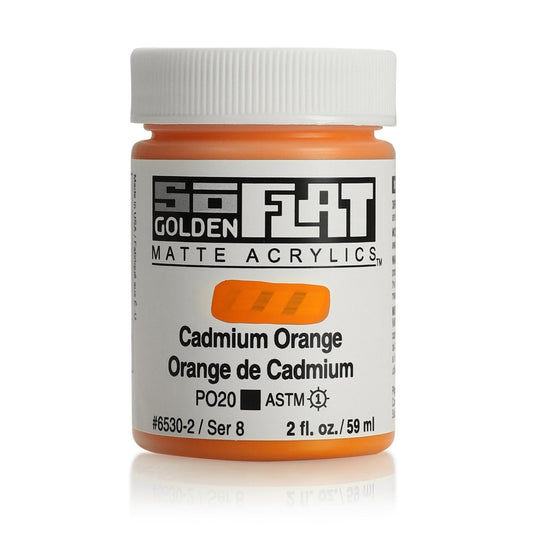 Golden SoFlat 59ml Cadmium Orange - theartshop.com.au