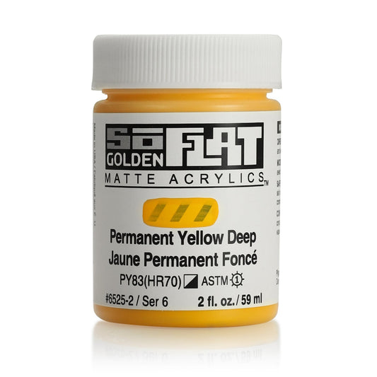Golden SoFlat 59ml Permanent Yellow Deep - theartshop.com.au