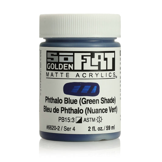 Golden SoFlat 59ml Phthalo Blue Green Shade - theartshop.com.au