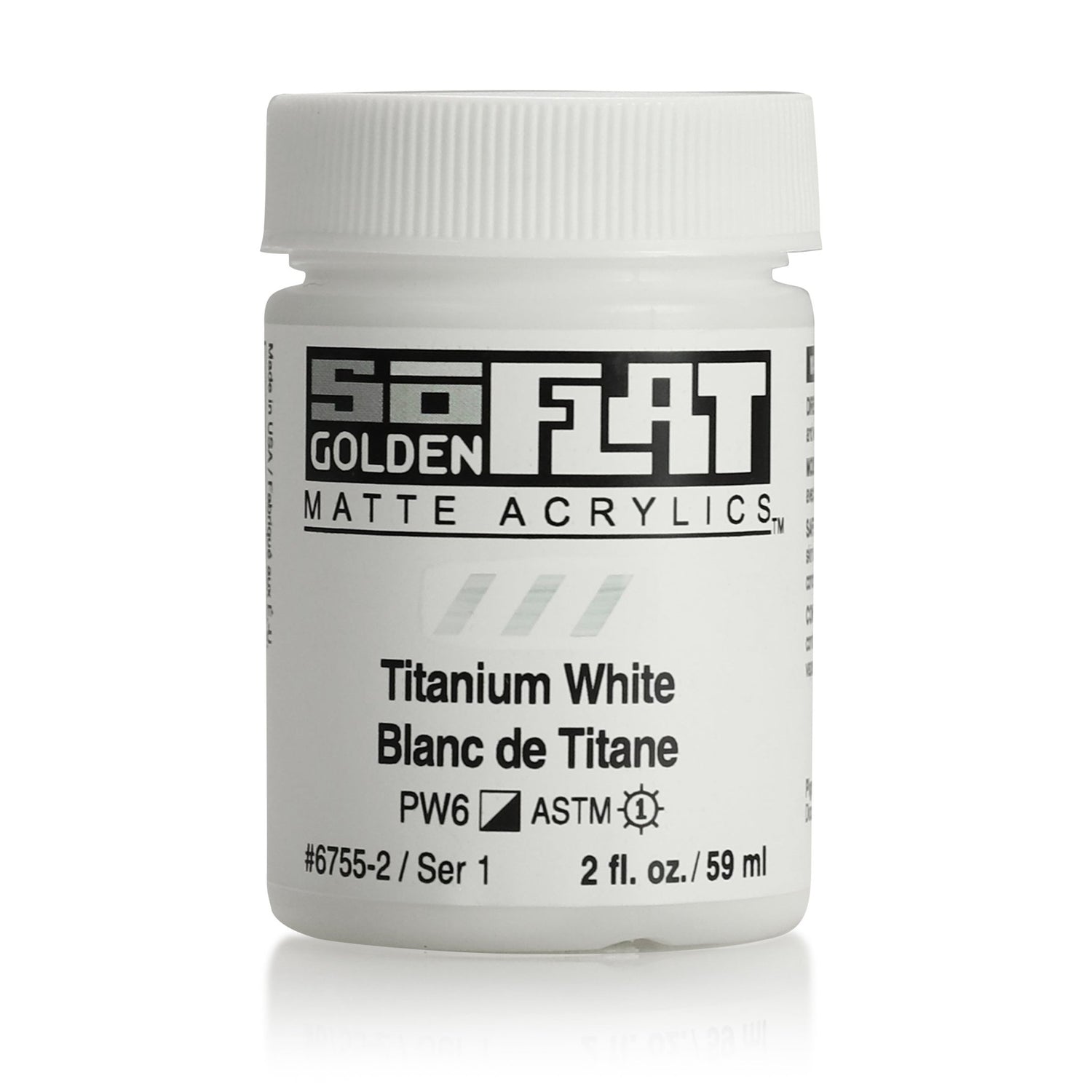 Golden SoFlat 59ml Titanium White - theartshop.com.au