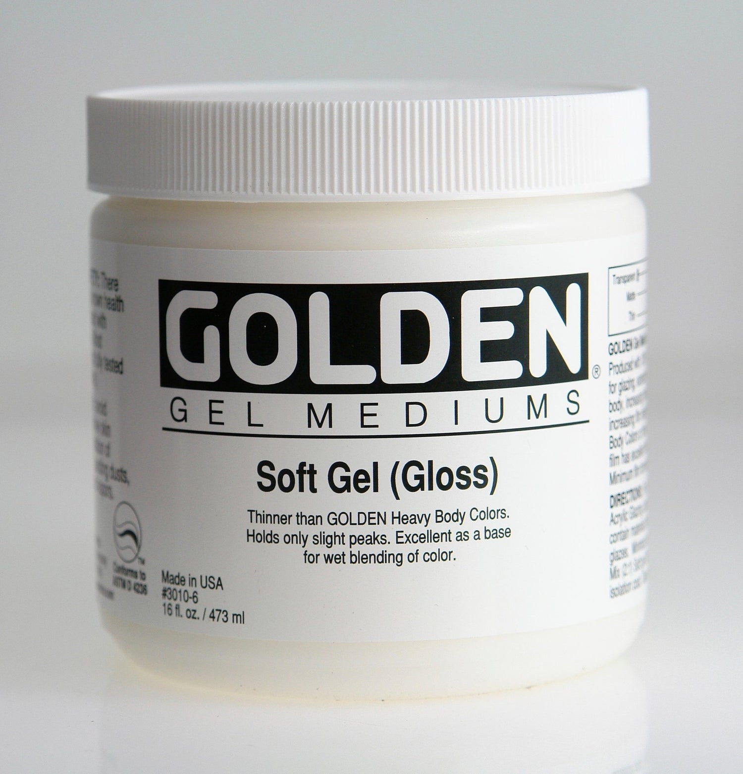 Golden Soft Gel (Gloss) 473ml - theartshop.com.au