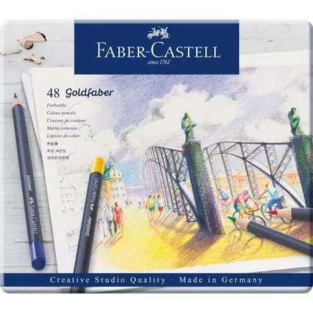 Goldfaber Colour Pencil Tin 48 - theartshop.com.au