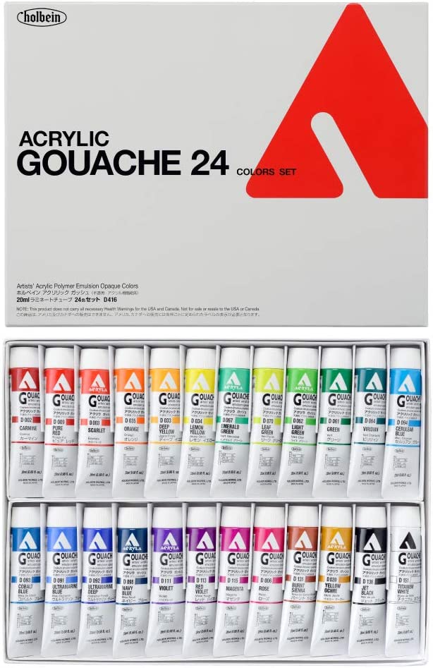 Holbein Acryla Set 24 x 20ml - theartshop.com.au