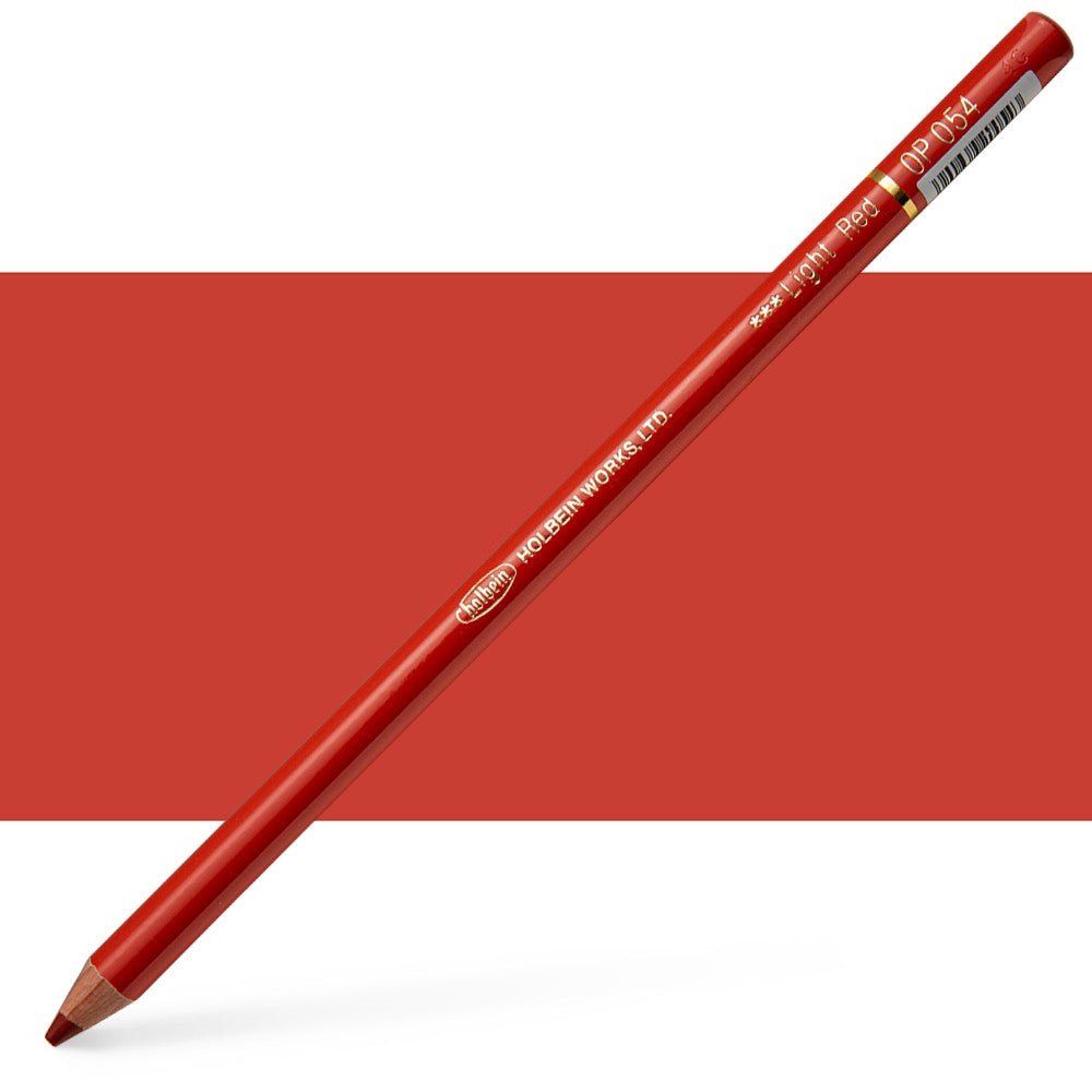 Holbein Colored Pencil OP054 Light Red - theartshop.com.au