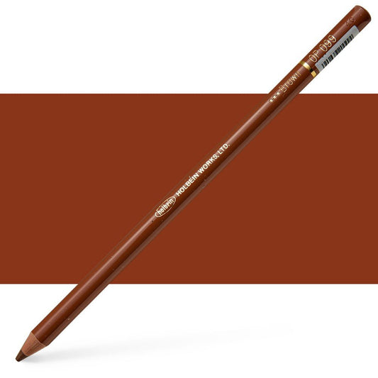 Holbein Colored Pencil OP099 Brown - theartshop.com.au