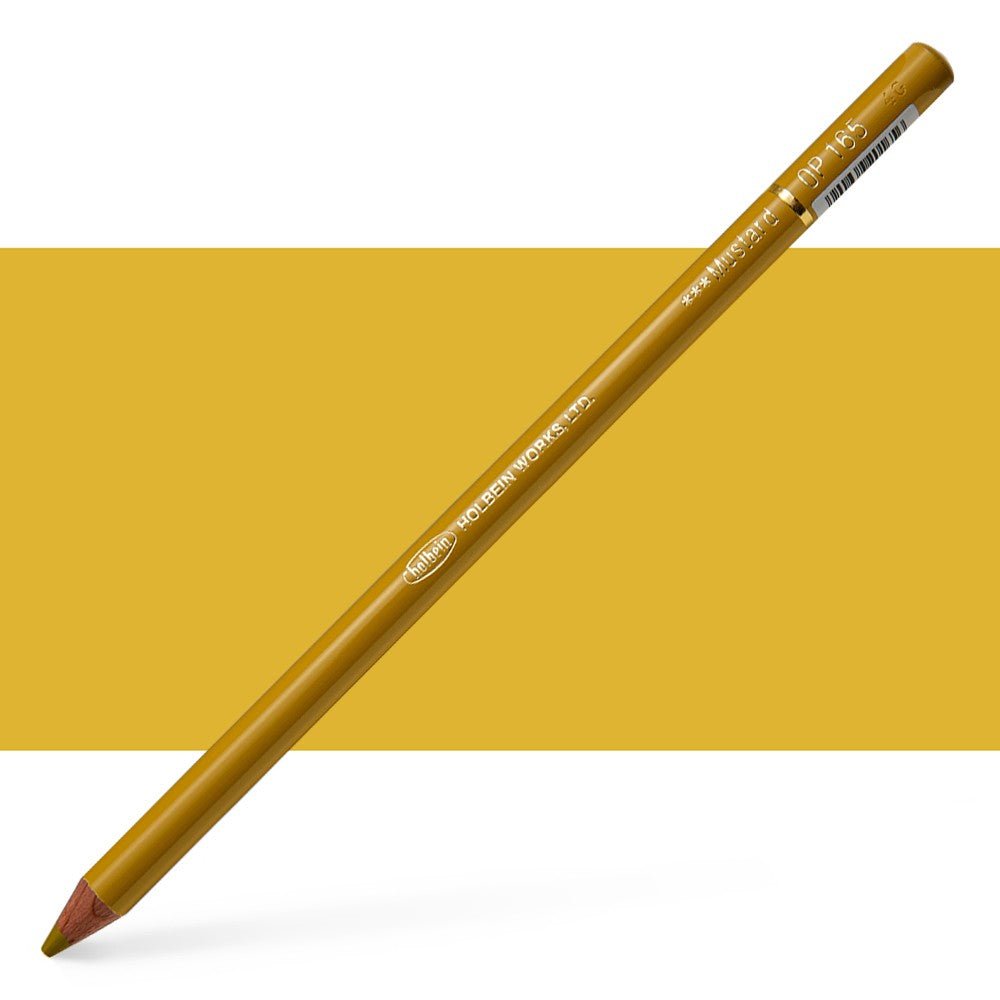 Holbein Colored Pencil OP165 Mustard - theartshop.com.au
