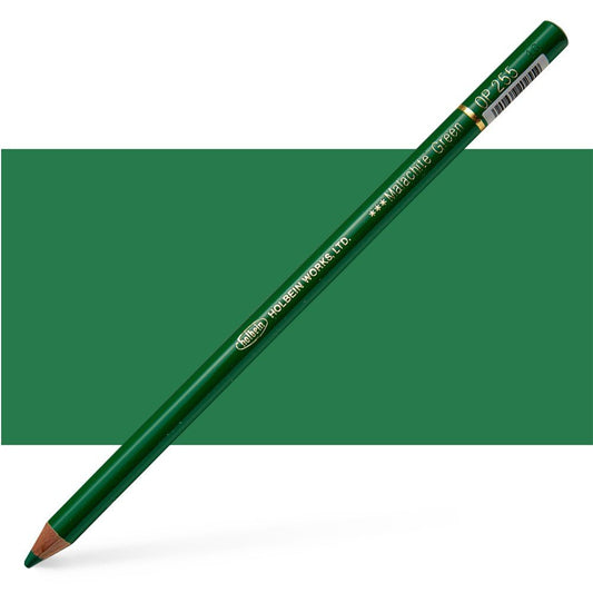 Holbein Colored Pencil OP255 Malachite Green - theartshop.com.au