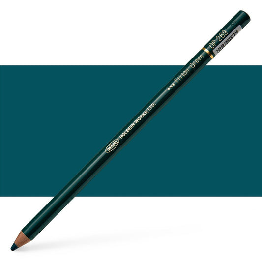 Holbein Colored Pencil OP269 Triton Green - theartshop.com.au
