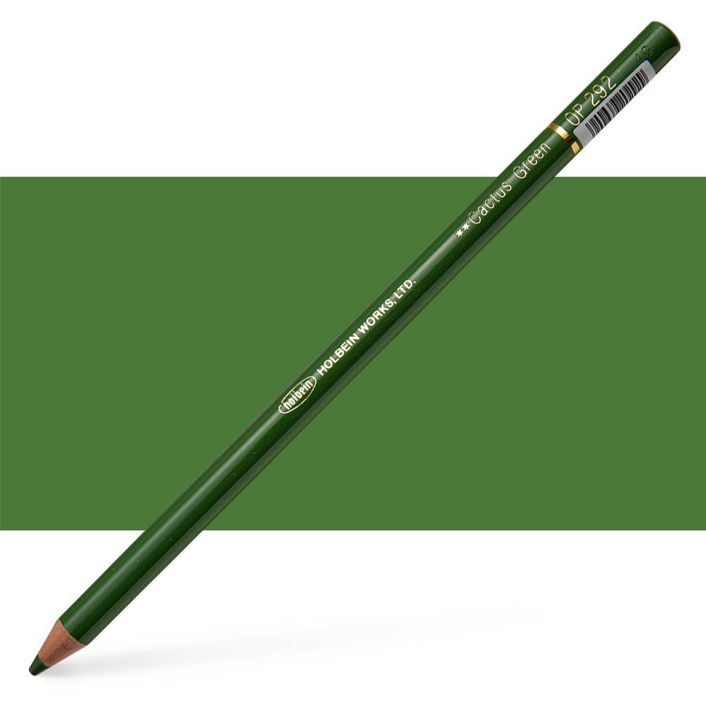 Holbein Colored Pencil OP292 Cactus Green - theartshop.com.au