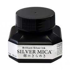 Zig Mica Ink 60ml Silver