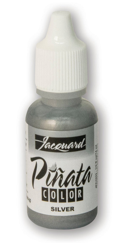 Jacquard Pinata Ink 14ml Silver - theartshop.com.au