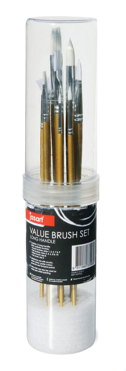 Jasart Brush Set (Long Handle) - theartshop.com.au