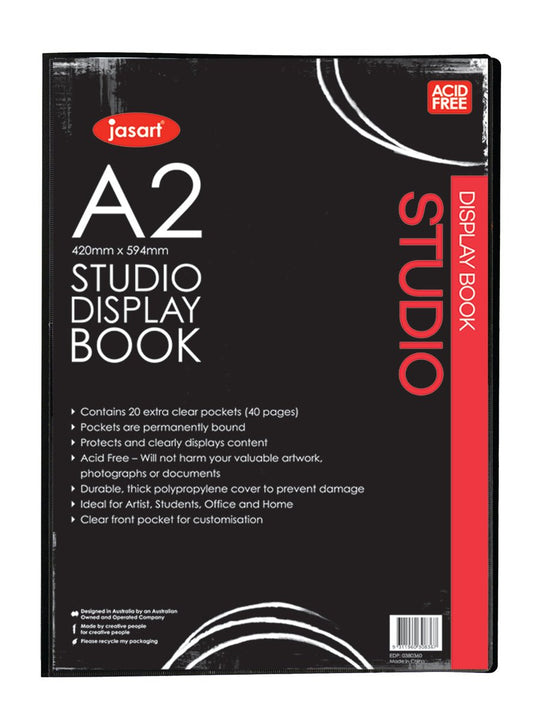Jasart Studio Display Book A2 - theartshop.com.au