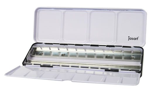 Jasart Voyager Watercolour Empty Storage Holds 24 x half pans OR 12 x full pans - theartshop.com.au