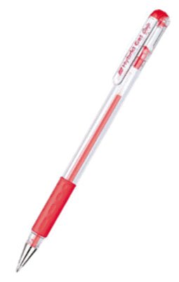 K116 Hybrid Gel Grip Roller Pen Red - theartshop.com.au