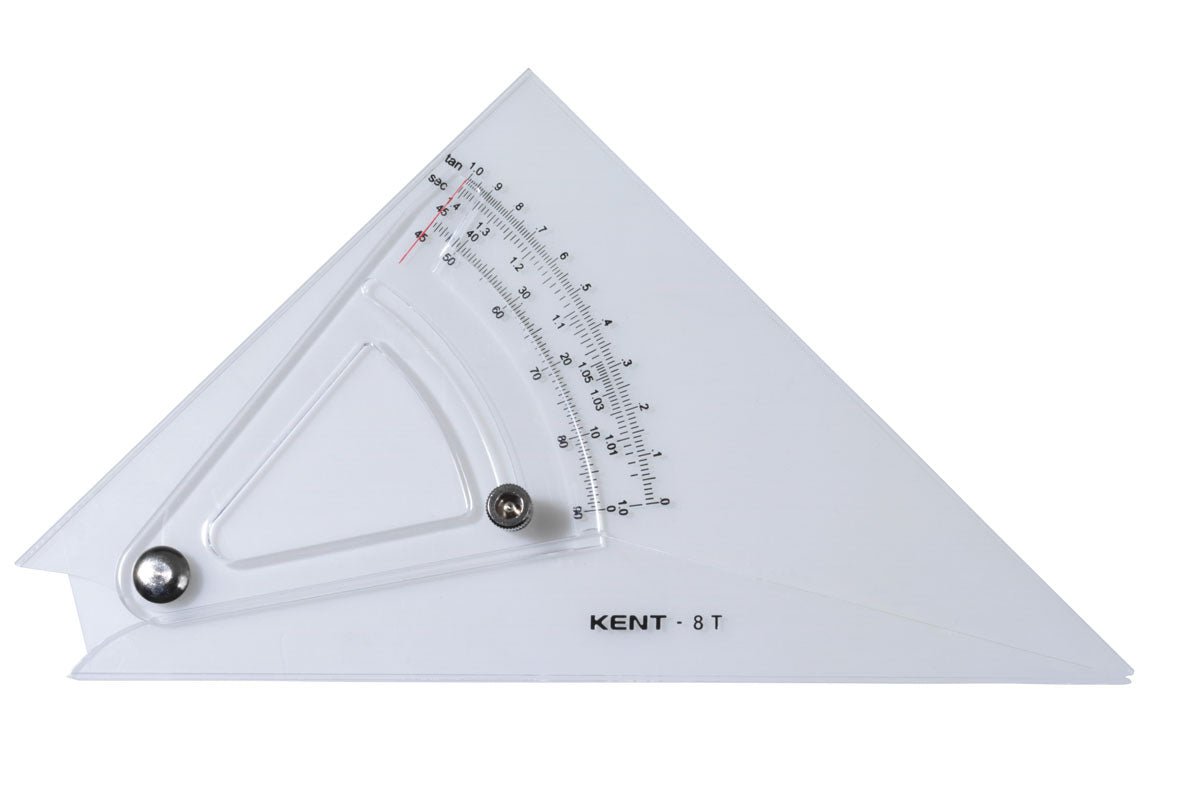 Kent Adjustable Set Square 10T - 250mm - theartshop.com.au