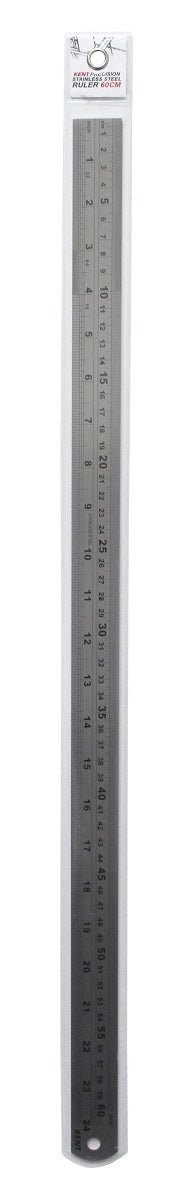 Kent Stainless Steel Ruler 60cm – theartshop.com.au