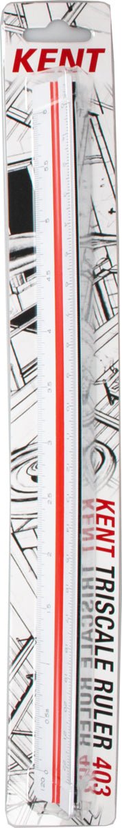 Kent Triangular Scale 403 - 1:20 25 50 75 100 125 – theartshop.com.au