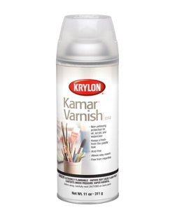 Krylon Kamar Varnish Spray 311g - theartshop.com.au