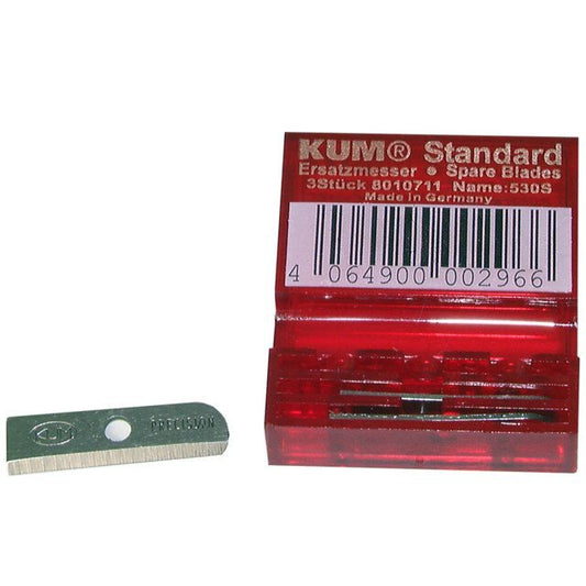 KUM 530S STANDARD PENCIL SHARPENER BLADES Pack of 3 - theartshop.com.au