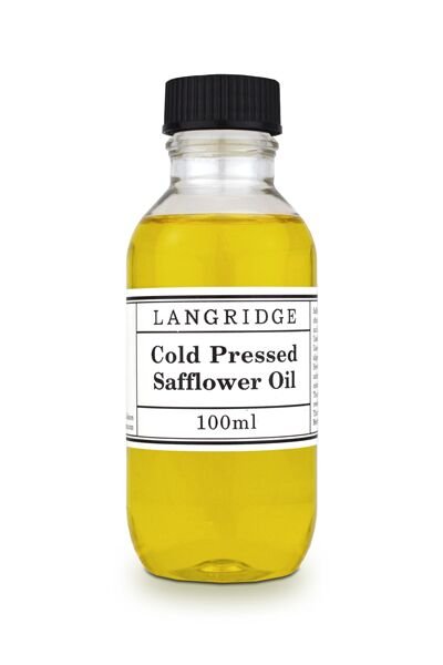 Langridge Cold Pressed Safflower Oil 100ml - theartshop.com.au