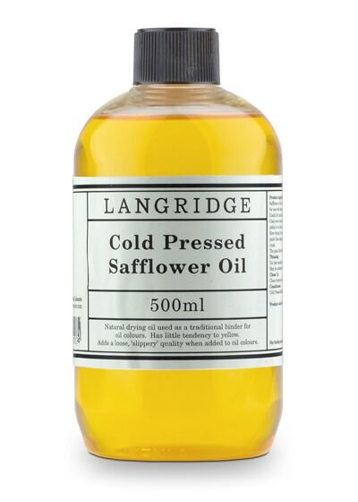 Langridge Cold Pressed Safflower Oil 500ml - theartshop.com.au
