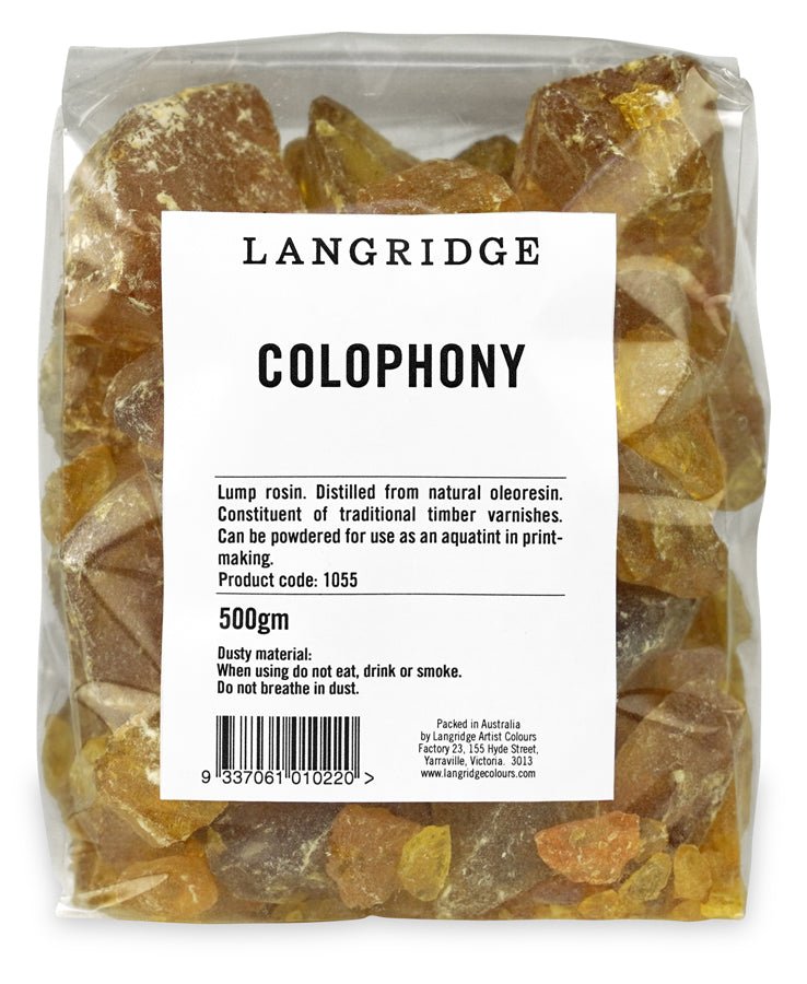 Langridge Colophony 500gm - theartshop.com.au