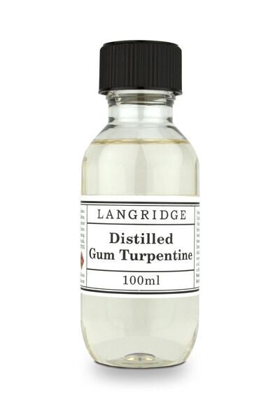Langridge Distilled Gum Turpentine 100ml - theartshop.com.au