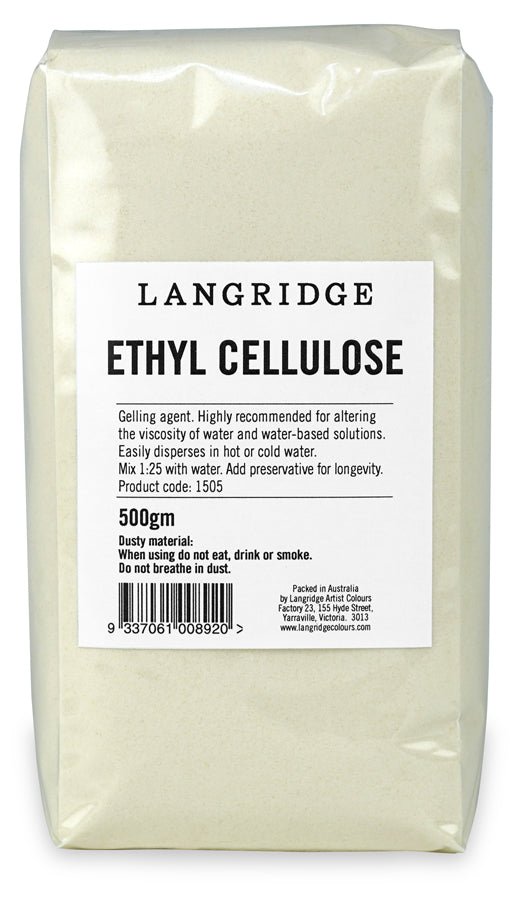 Langridge Ethyl Cellulose 500gm - theartshop.com.au