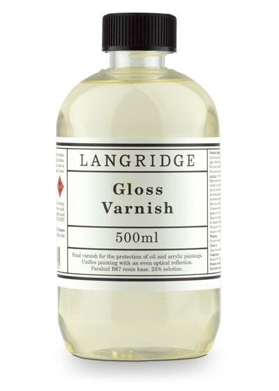 Langridge Gloss Varnish 500ml - theartshop.com.au