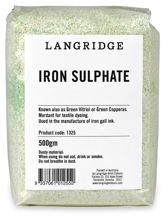 Langridge Iron Sulphate 500gm - theartshop.com.au