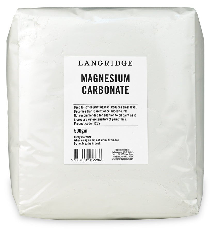 Langridge Magnesium Carbonate 500gm - theartshop.com.au