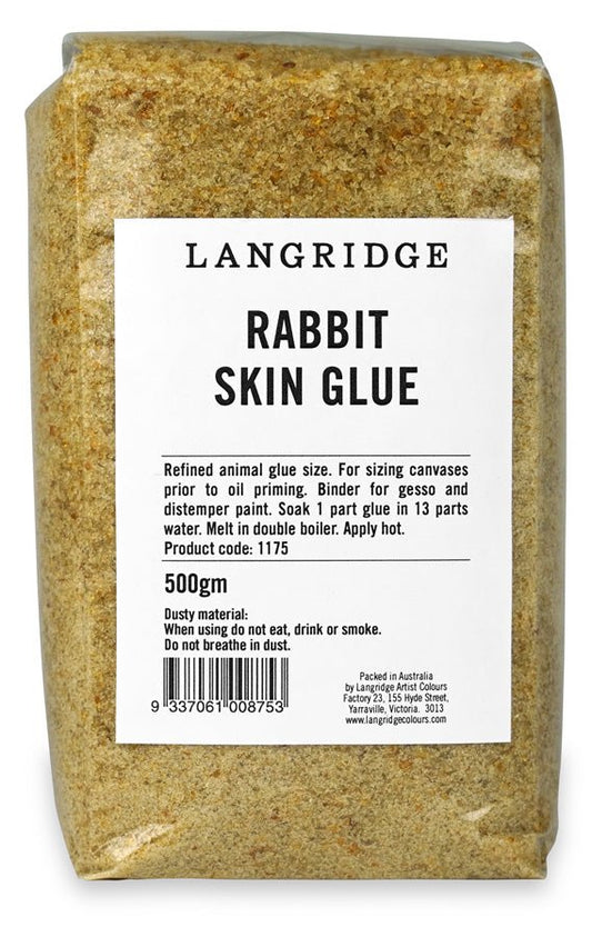 Langridge Rabbit Skin Glue 500gm - theartshop.com.au