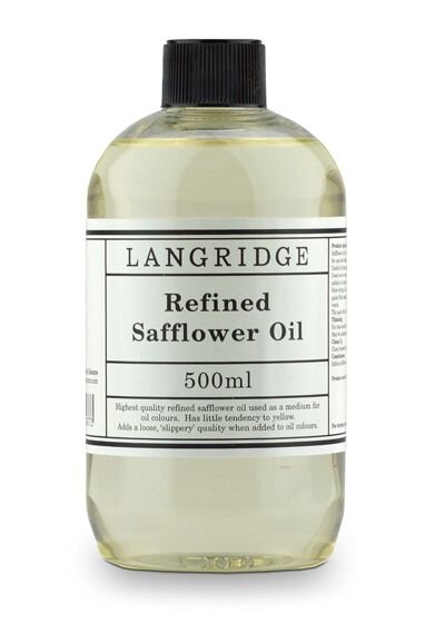 Langridge Refined Safflower Oil 500ml - theartshop.com.au