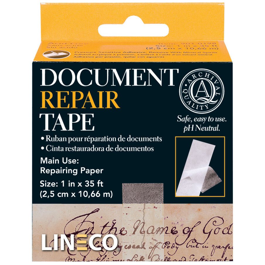 Lineco Document Repair Tape 25mm x 10m (901-0198) - theartshop.com.au