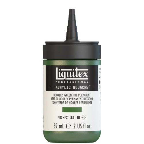 Liquitex Acrylic Gouache 59ml 224 Hooker's Green Hue Permanent - theartshop.com.au