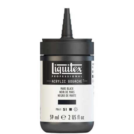 Liquitex Acrylic Gouache 59ml 276 Mars Black - theartshop.com.au